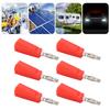 20pcs Banana Plug 4mmCelsius0.16in Low   Signal Loss Stable Current Compact Convenient Electrical Connector
