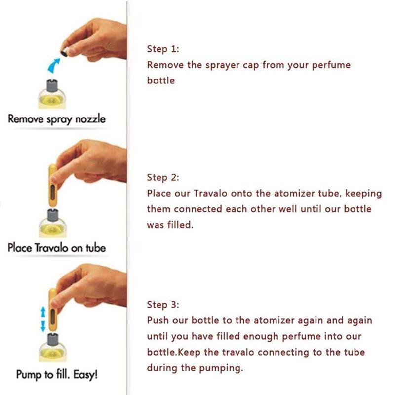 

Дорожній атомайзер для парфумів - Затверджений TSA, герметичний, багаторазовий спрей-флакон - Ідеально підходить для сумочки та ручної поклажі з рідинами United States