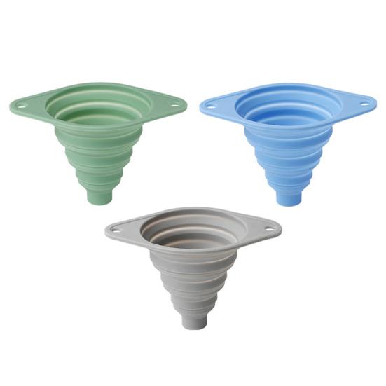 Silicone Telescopic Funnel Heat Resistant Collapsible Funnel Portable Small Cooking Funnels
