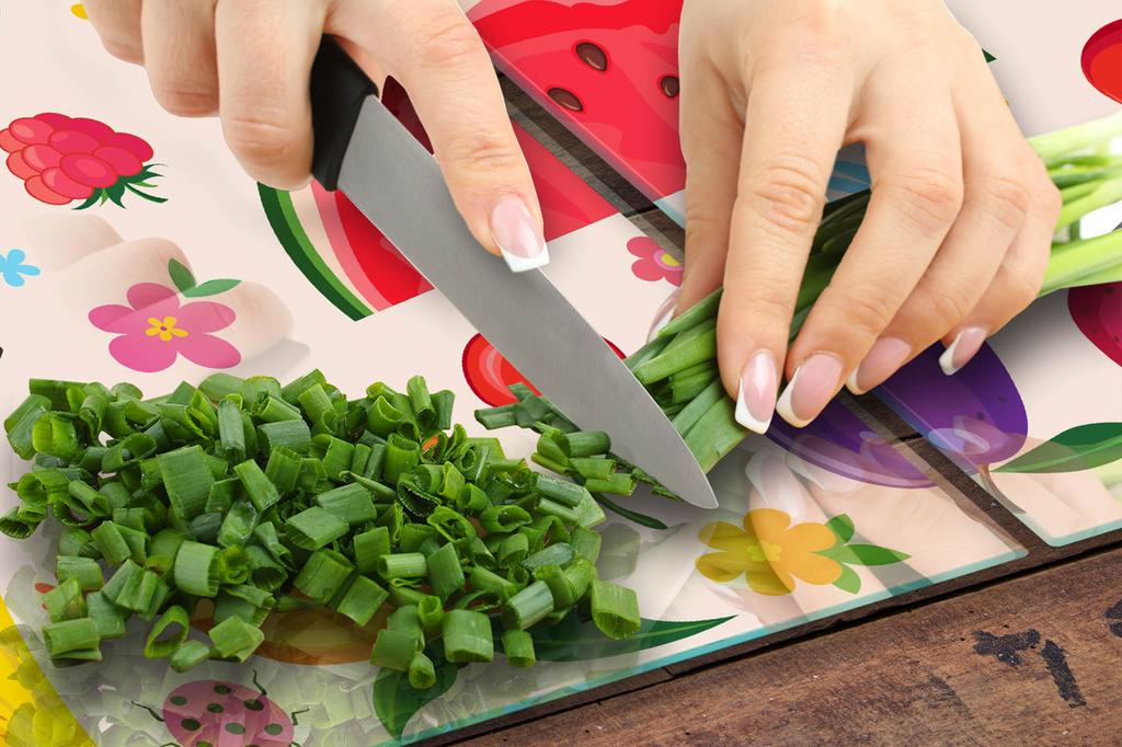PLACA PROTECTORA DE CRISTAL PARA COCINA 85x52 FRUTAS