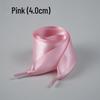Silk Ballet Style Wide Flat Shoelaces with Bow, Suitable for Wide Holes In White or Black