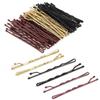 50pcs 5cm Metal Hairpins Casual Curly Wavy Grips Barrette Hair Clips For Women Girls DIY Hair Styling Tools Hair Accessories