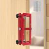 Hole Opening Locator Door Hinge Jig with Self-Centering Drill Bit Double-Ended Screwdriver Bit Heavy Duty Door Hinge Clamp