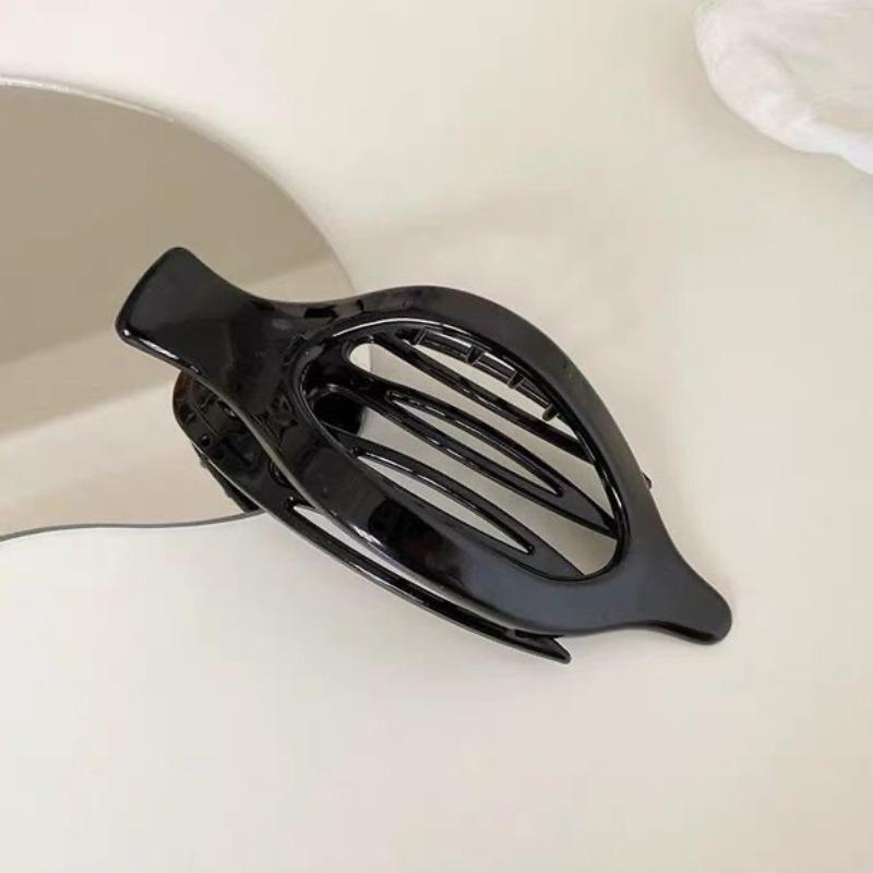 Suede Finish Hair Clip Large Swallow Clip Design Strong Hold for Wet Dry Hair Updo Shower Use Minimalist Hairpin