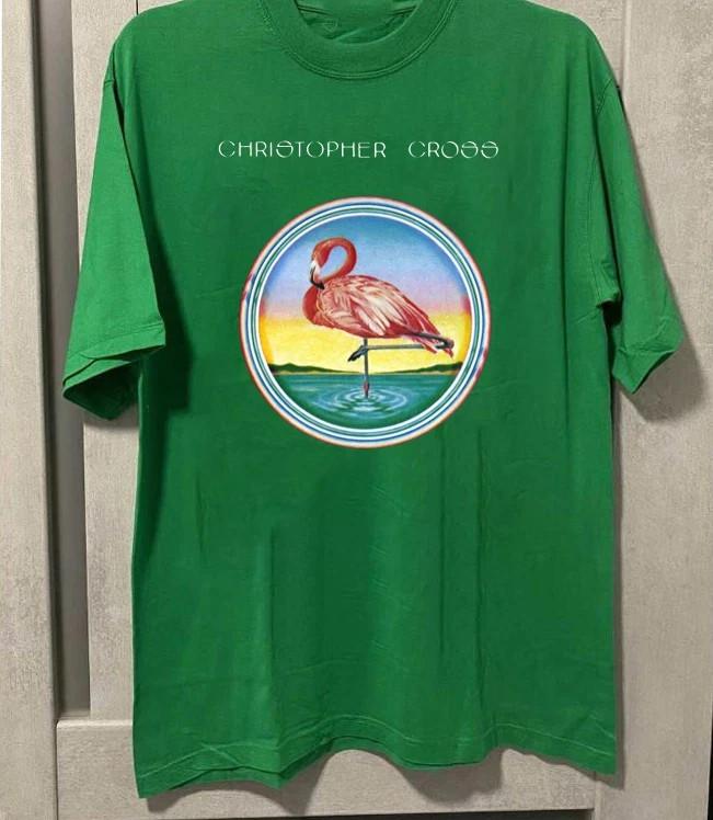 

Christopher Cross - Christopher Cross Album T Shirt Green All Size 2XL