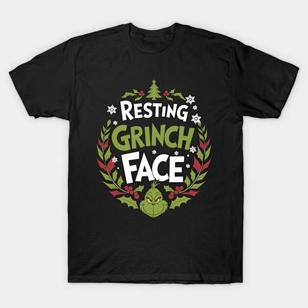 Resting Grinch Face Made in Australia T-Shirt 3XL