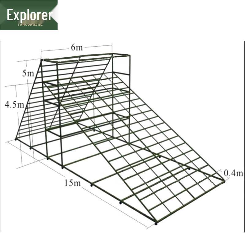 Outdoor Inverted Ladder Fitness Training Frame
