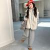 Kids Girls Fleece Vest Warm Winter Zip Up Jacket Trendy Outerwear