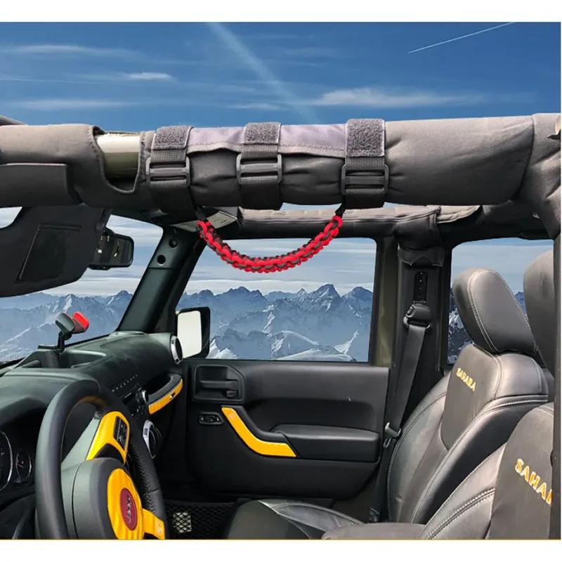 1 Pair Roll Bar Grab Handles for Jeep Wrangler YJ TJ JK JKU JL JLU 1987-