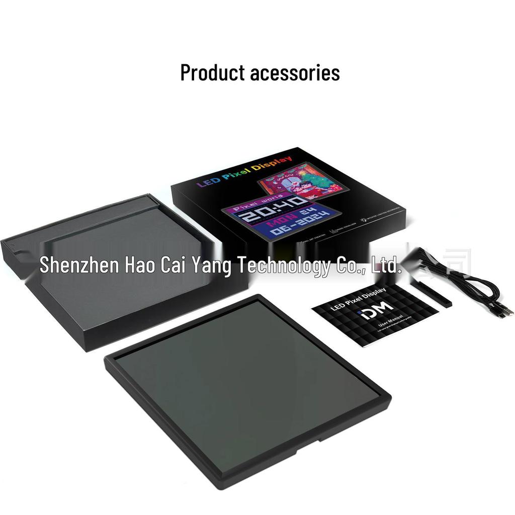 LED Pixel Bluetooth Photo Frame: DIY Dynamic Screen for Festivals & Desktop Decor