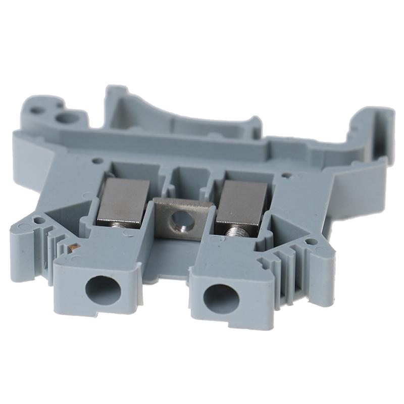 10 Stück Reihenklemmenblock Universalplattenmontage Uk 2.5B 32A Schraubanschluss