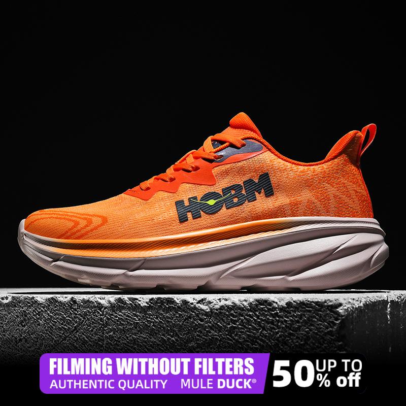 2024 Marathon Air Cushion Spring Men Sports Running Shoes Breathable Lightweight Women's Comfortable Athletic Nonskid Sneakers