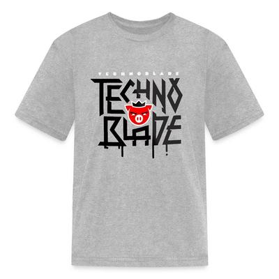 Technoblade Logo Kinder-T-Shirt