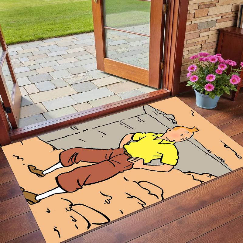 Crystal Velvet Rug Soft Non Slip Indoor Floor Mat Home DecorTintin