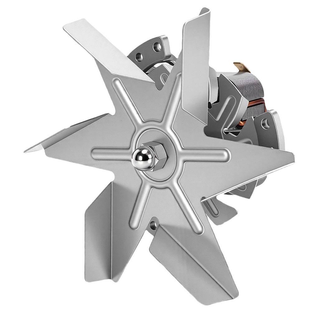 Drying Oven Fan Motor Aluminum 6 Blades Fan Motor Replacement Part for Constant Temperature Oven