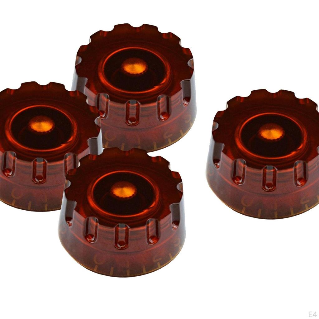 4 PCS Metric Guitar Knob Compatible with LP Electric Musical Instrument Accessories