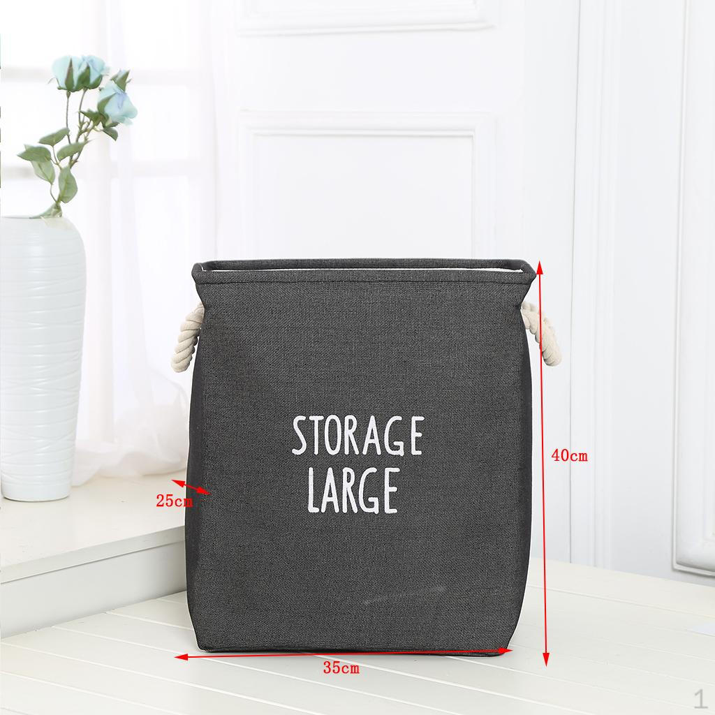 2 размера однотонный складной кубический контейнер-корзина для хранения органайзер для бытовых мелочей и одежды чёрный 990₽