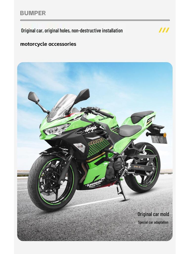 Kawasaki Ninja 400 Front Fairing Anti-Collision Guard Modification