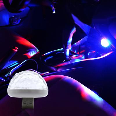Mini USB LED Musik Sound Control Atmosphäre Nachtlicht Auto Innenraum Bühnenlampe