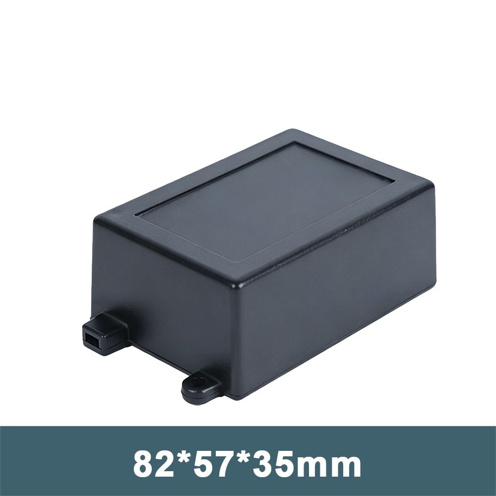 Black&White Junction Box Plastic Electric Power Supply Case DIY Housing Instrument Case