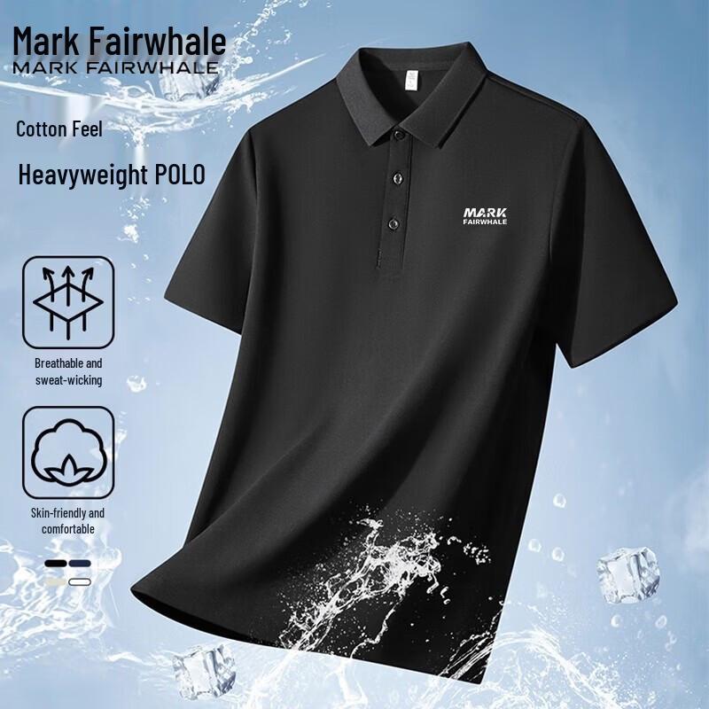 

Mark Fairwhale Men s Short Sleeve Lapel Polo Shirt 4XL
