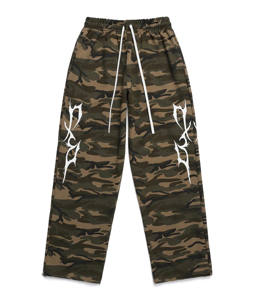 D.XO.H Thunder Logo Camo Pants Camo