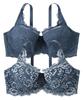 Nissen Full Cup Navy X C100 Women's Bra, 2-Pack (Triumph) (n, FULLRE), Navy,