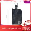 2025 Hot Leather Car Key Cover Holder Keychain Case For Volkswagen Sharan Golf Passat Jetta Touareg Tiguan Polo Scirocco MK5 Acc