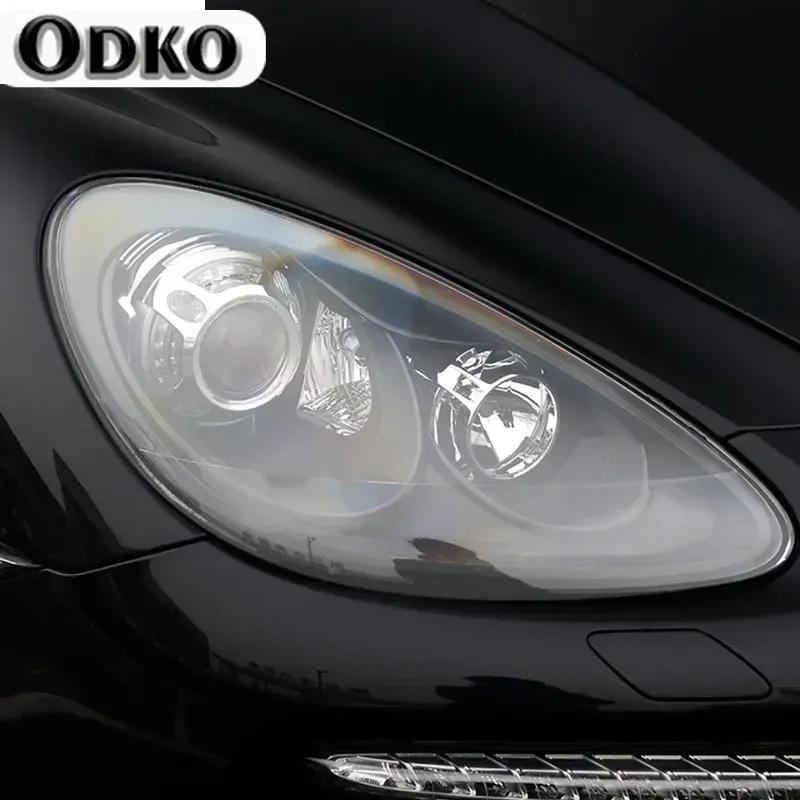 For Porsche Cayenne 958 2011-Present GTS Turbo Car Headlight Protective Film Taillight Tint Wrap Vinyl TPU Sticker Accessories