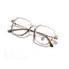 Large Square Glasses Frame Male Transparent Candy Literary Flat Mirror Female College Style Cute Face Covering