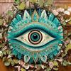 Metal Wall Art Mandala Circle Decor Spiritual Bohemian Home Accent