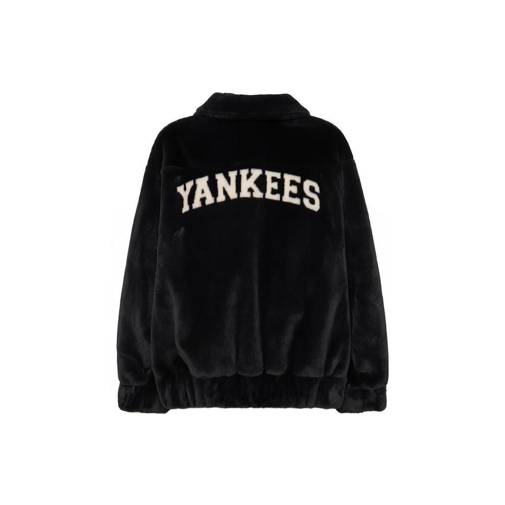 MLB Velvet feel Coat Unisex Black 3AFDV0236