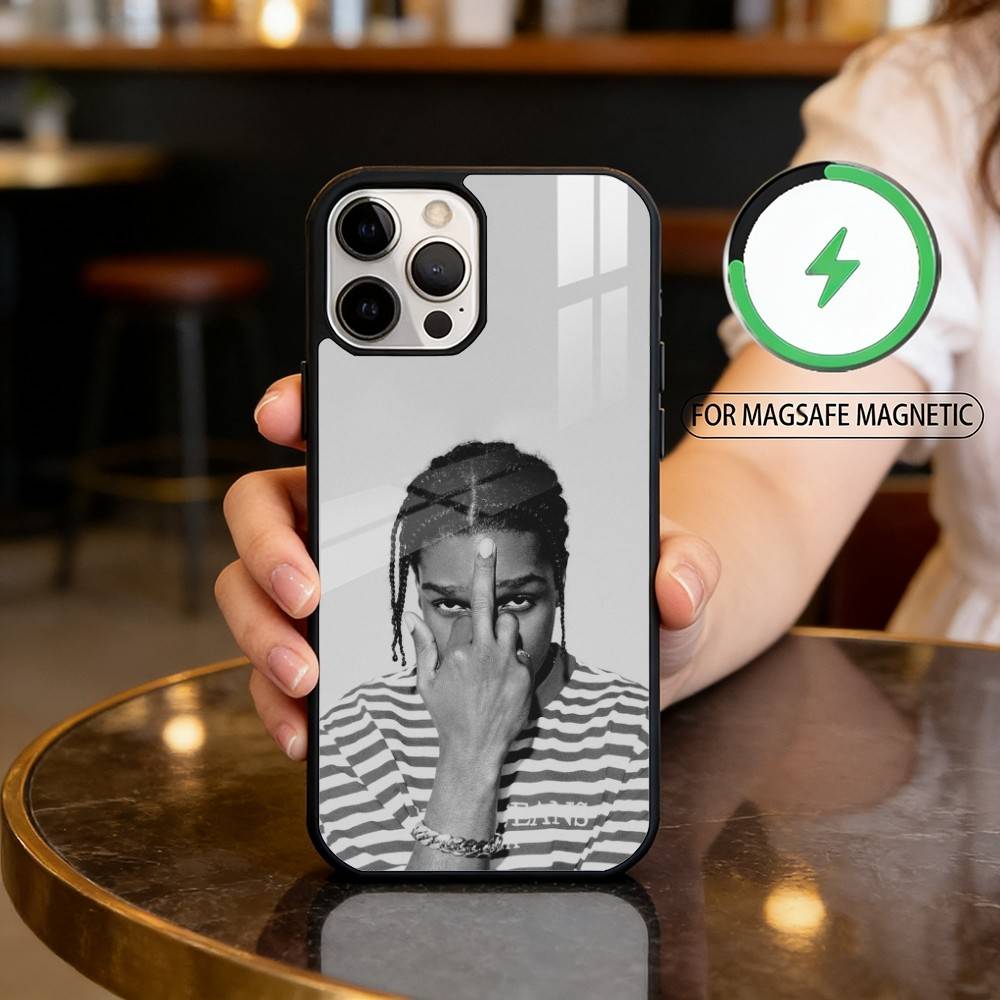 

P-Papper A-ASAP Rocky Magnetic For Magsafe Wireless Charging Phone Case For iPhone17,16,15,14,13,12,11 Plus,Pro Max iPhone11