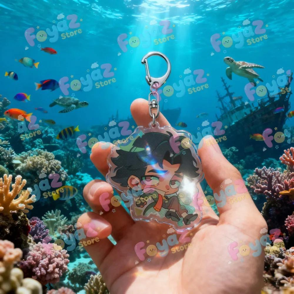 

Deadlock Charms Chibi Keychain for Accessorie Shiv Pocket Doorman Drifter Mina Ivy Lash Paige Keyrings Jewelry Manga Gifts