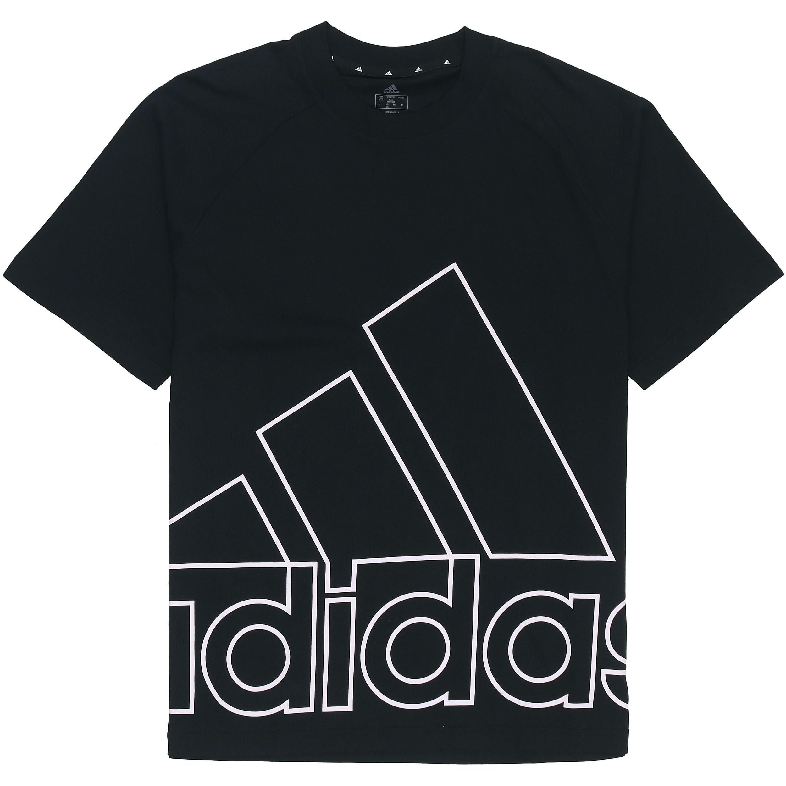 adidas Unisex U Big Logo T Printing Round-neck Black H60662 XL