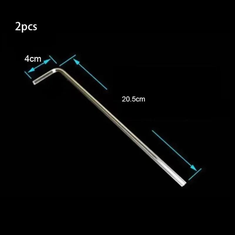 2pcs/lot 4mm Acrylic Aquarium Connector Straight U Shape Tube Elbow Fish Tank Air Pump Air Tube Filter Connecting Accessories