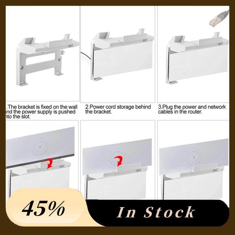 

A60Z Top Mount For Gen 3, Router Bracket Plastic Router Wall Mounting Kit Accessories For V3 & Gen 3 Router белый