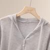 Leichter Strick-Cardigan mit Kapuze und Kordelzug für Damen