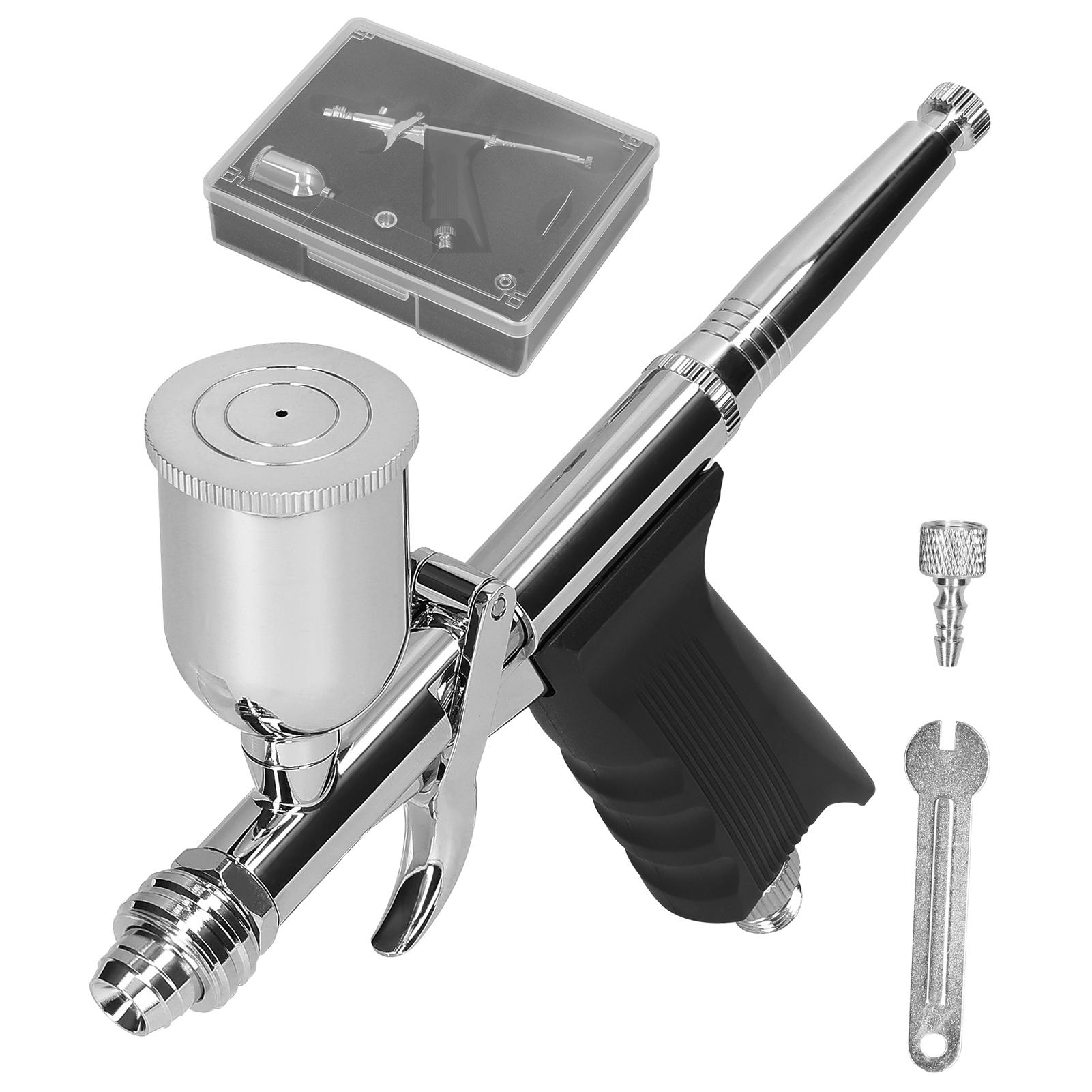 

Аэрограф T217B Ручной аэрограф с чашками для краски 15 куб.см для покраски моделей автомобилей, DIY, макияжа, нейл-арта, украшения тортов разноцветный