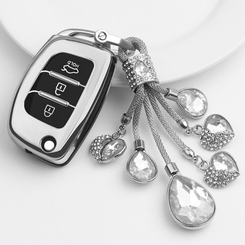 Suitable for Beijing Modern Key Caseix25 ix35Mingtu Langdong Yuena Tucson Car Key Case Folding