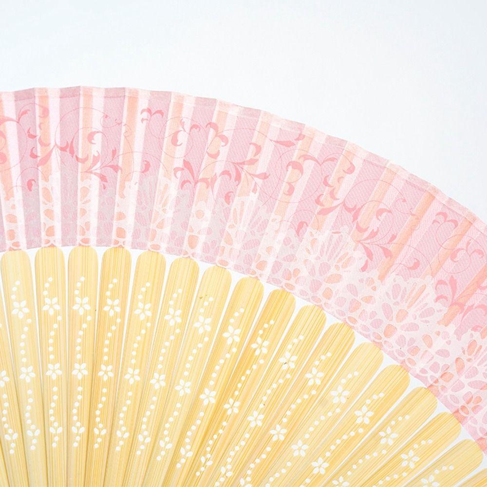 With Tassel Folding Fan Change Color Dance Fan Chinese Style Summer