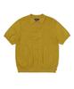 THISISNEVERTHAT Stacked Tnt S/S Knit Polo Yellow
