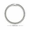 Bracciale a doppia fila intrecciato in acciaio inossidabile con chiusura magnetica in lega a squama di pesce anteriore e posteriore con gioiello a chiglia Nuovo modello