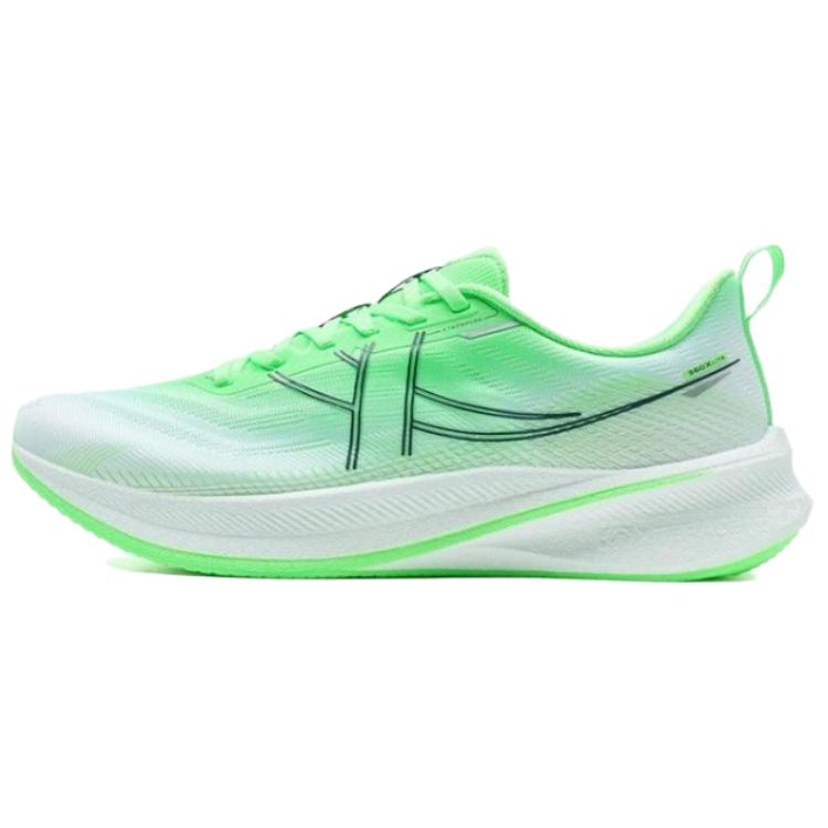 Xtep 360X 2.0 Lite Comode Scarpe da Corsa Casual Basse Sneaker da Uomo Verde Fluorescente Bianco Classico 975219110003-1