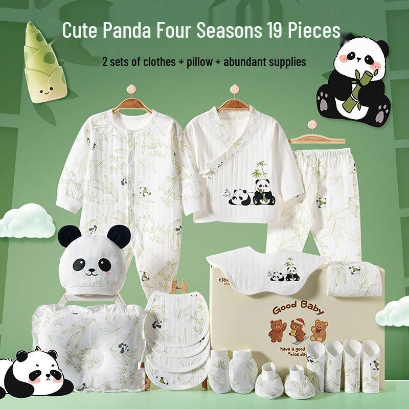 Newborn Gift Set: Pure Cotton Baby Clothes for First Month Celebration