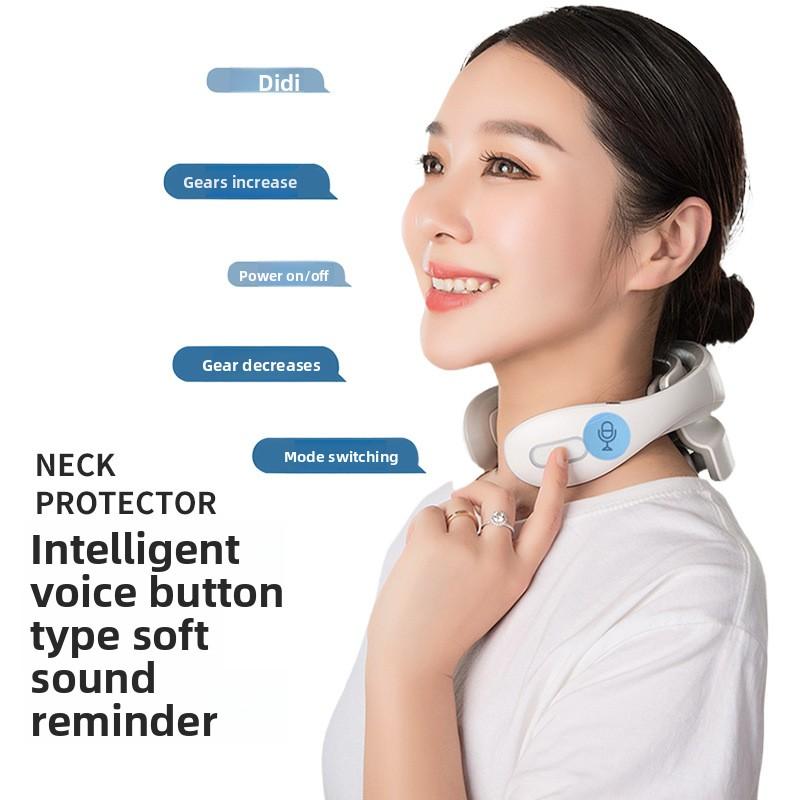 Cervical Massager Electric Portable Intelligent Pulse Neck Neck Shoulder Neck Physiotherapy Hot Compress Artifact Vertebral Massager