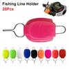 20Pcs Colorful Fishing Line Holder Plastic Wheel Stopper New Keepeer Clip  For Baitcasting Reel