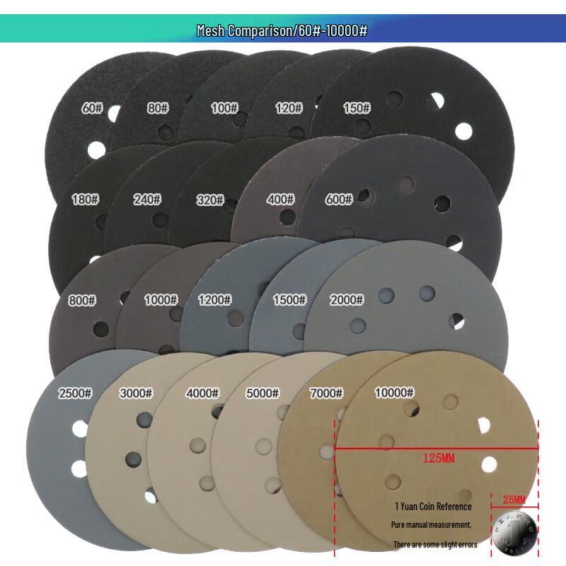 VIBRATITE 996A+ 5-inch 8-Hole Sanding Discs