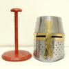 Medieval Crusader Knight Helmet Wearable Armor Helmet Gothic Knight Historical Replica medieval arsenal LARP Reenactment
