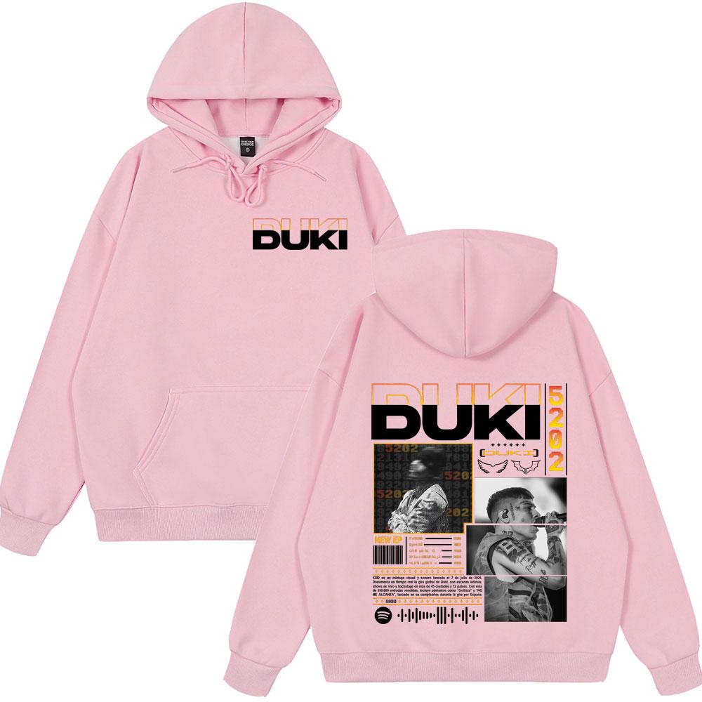 2025 Hot Sale Tops Rapper Duki Duki 5202 MIXTAPE 2025 Album Clothing Mens Women Fashion Hip Hop Vintage Hoody New Style Hoodies
